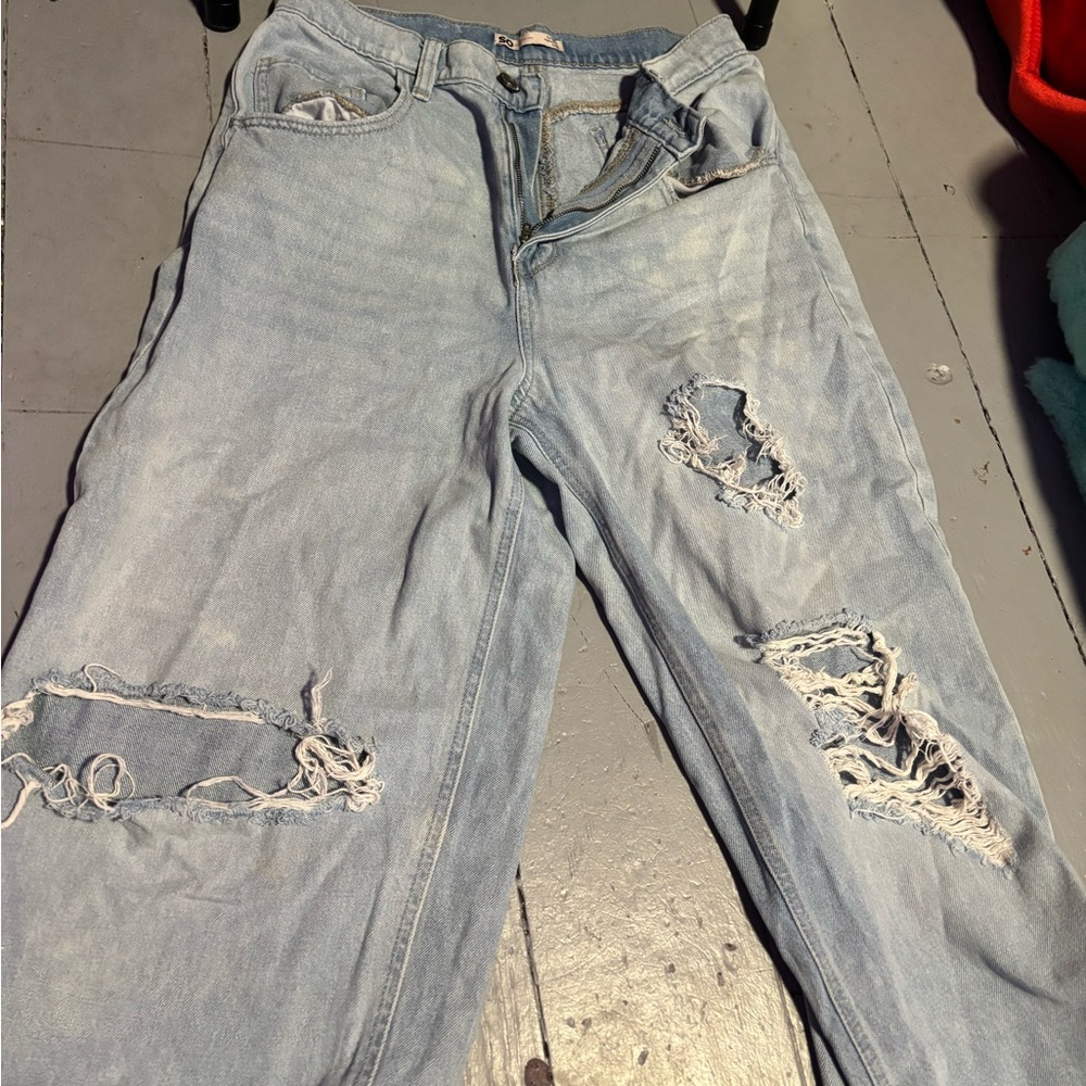 Blue light washed jeans women’s size 11/30W